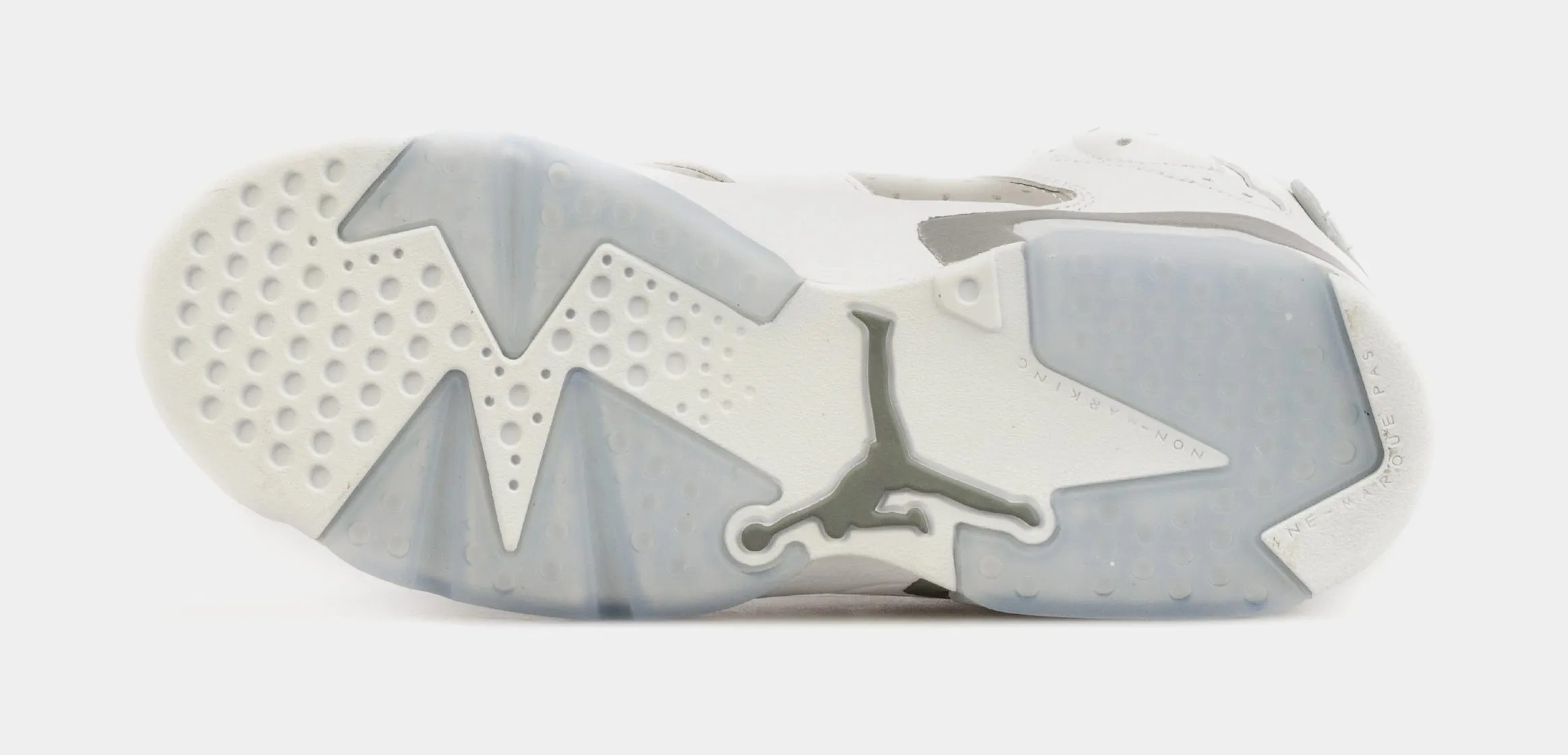 Air Jordan 6 Retro Cool Grey Grade School Lifestyle Shoes (White/Grey)