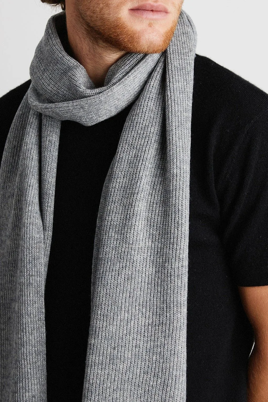   Beryll Cashmere Scarf | Pebble Gray