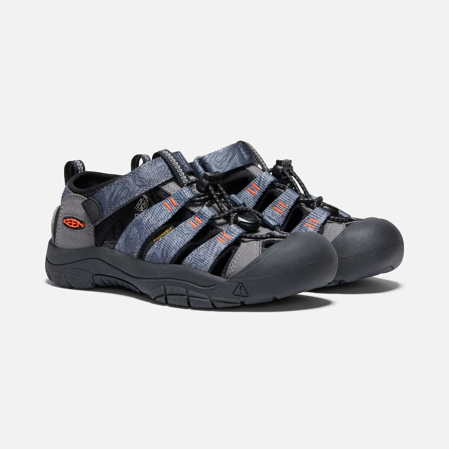 Big Kid's Keen Newport H2 Color: Steel Grey/ Black