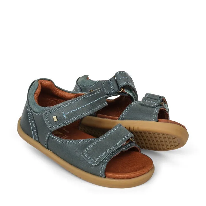 Bobux Iwalk IW Driftwood Slate Kids Leather Sandal