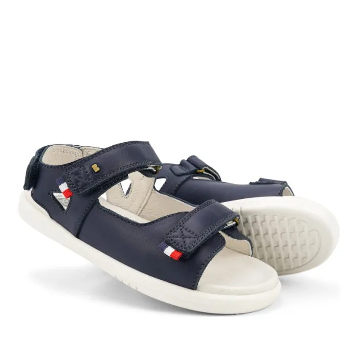 Bobux Kid   Plus Rise Open Toe Sandal Navy 839101