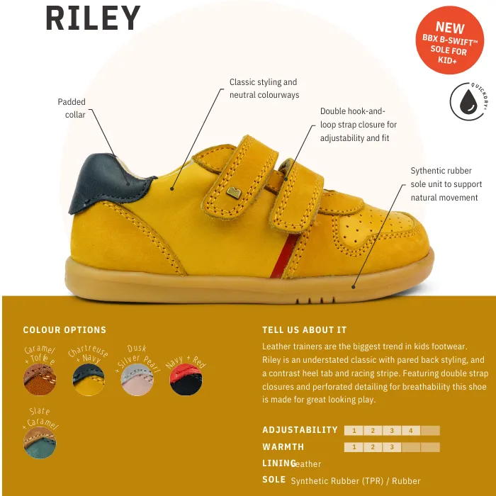 Bobux Kids IWalk IW Riley Sneaker Navy