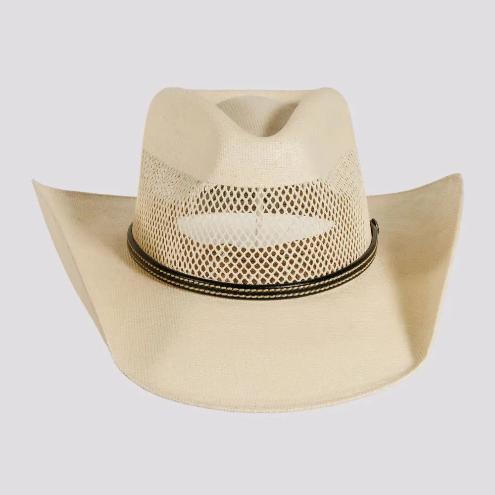 Caleb | Womens Vented Crown Canvas Western Cowgirl Hat