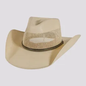 Caleb | Womens Vented Crown Canvas Western Cowgirl Hat