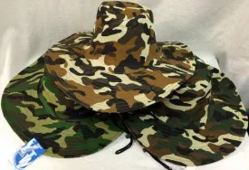 camo boonie / fishing hat - one size fits all Case of 48