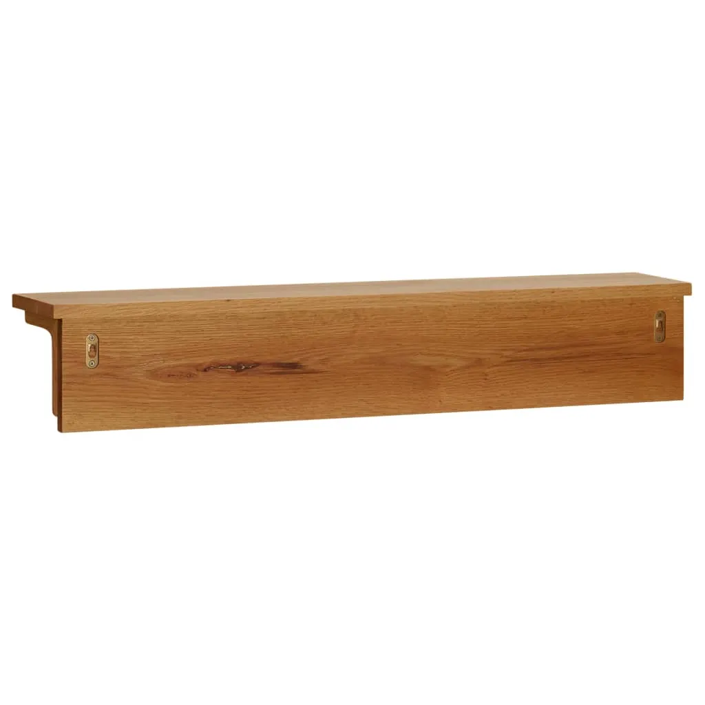 Coat Rack 90x16x16 cm Solid Oak Wood