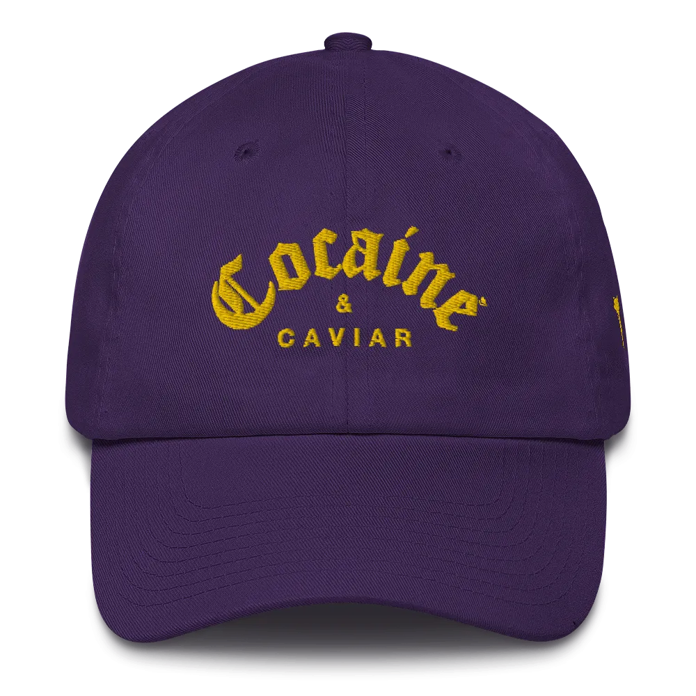 COCAINE & CAVIAR BRAND DAD'S HATS