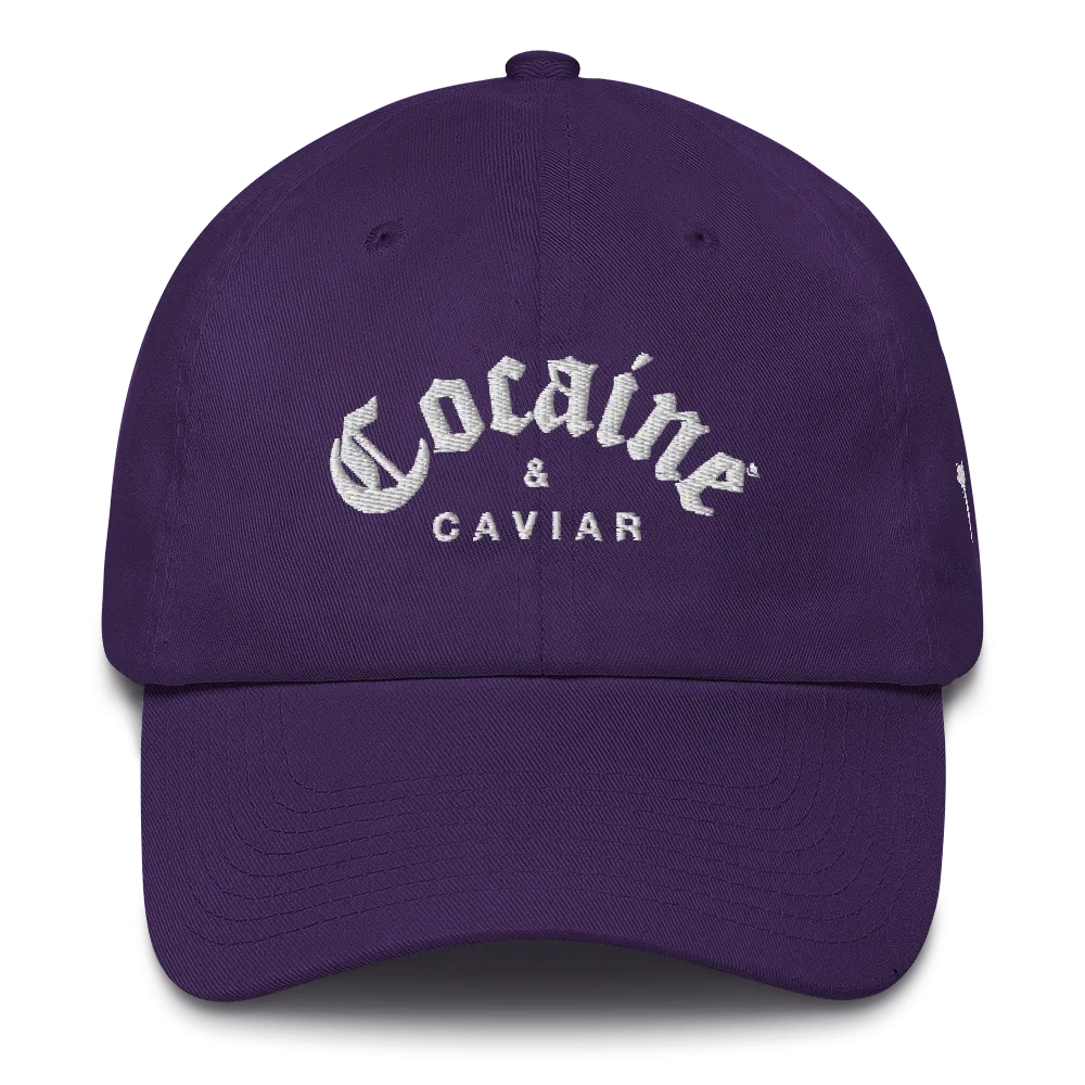 COCAINE & CAVIAR BRAND DAD'S HATS