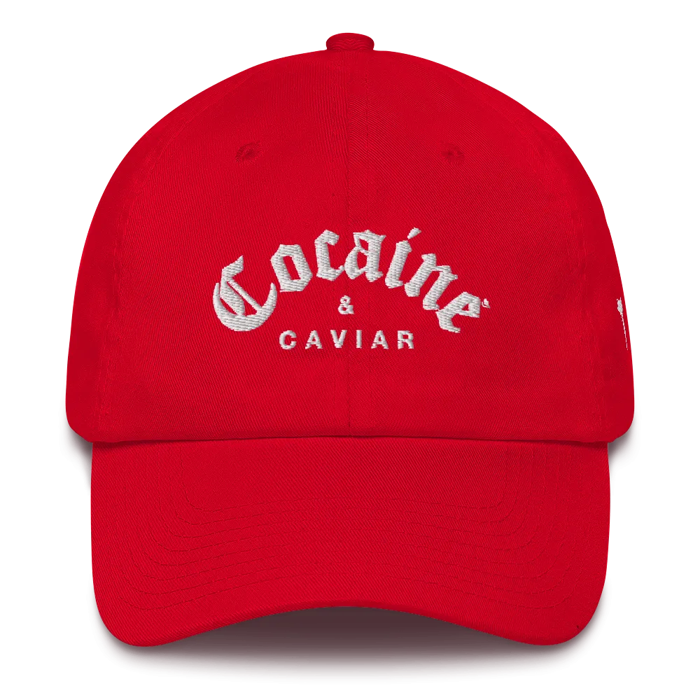 COCAINE & CAVIAR BRAND DAD'S HATS