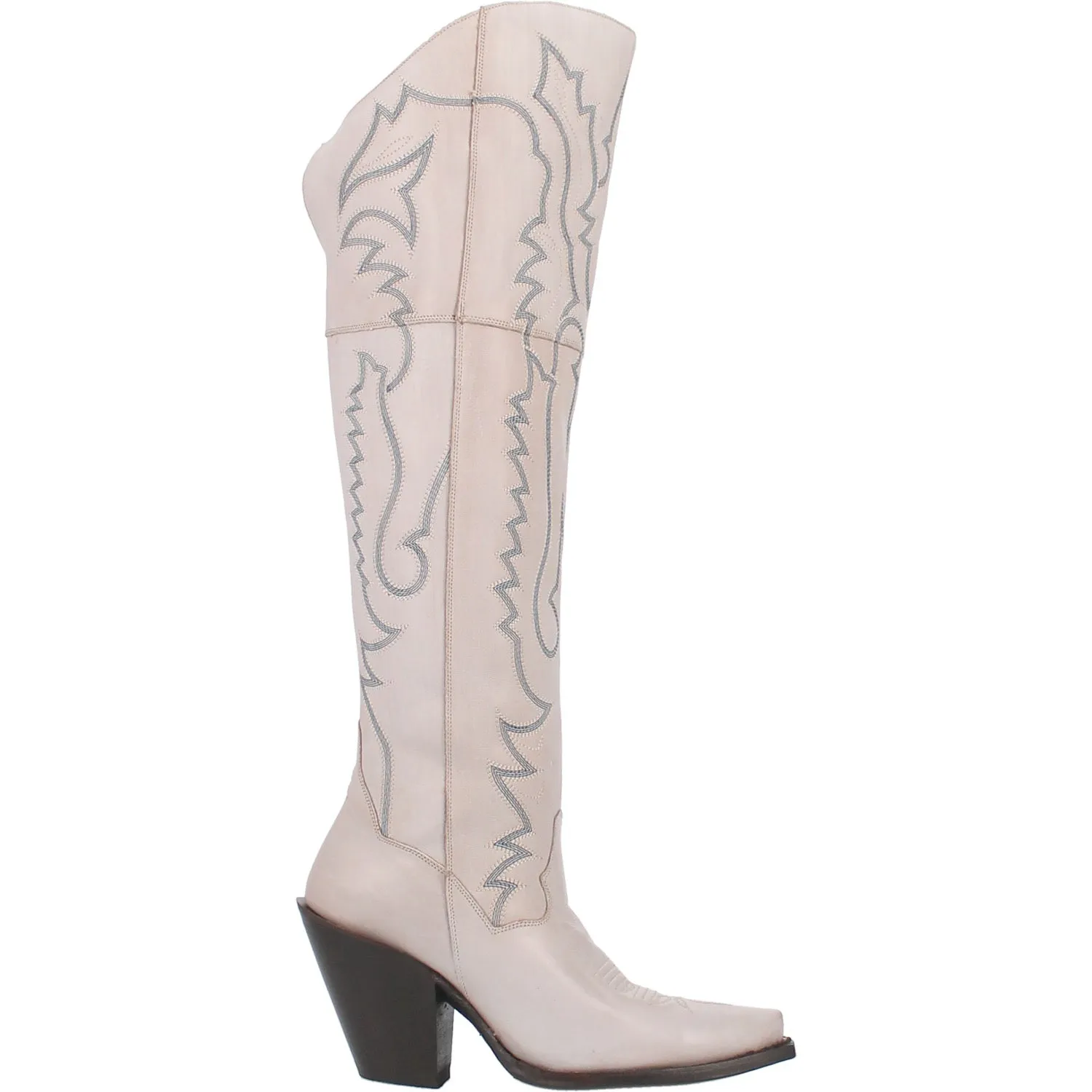 Dan Post Womens Loverly Fashion Boots Leather White 9 M