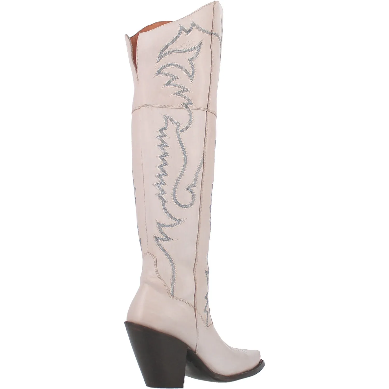 Dan Post Womens Loverly Fashion Boots Leather White 9 M