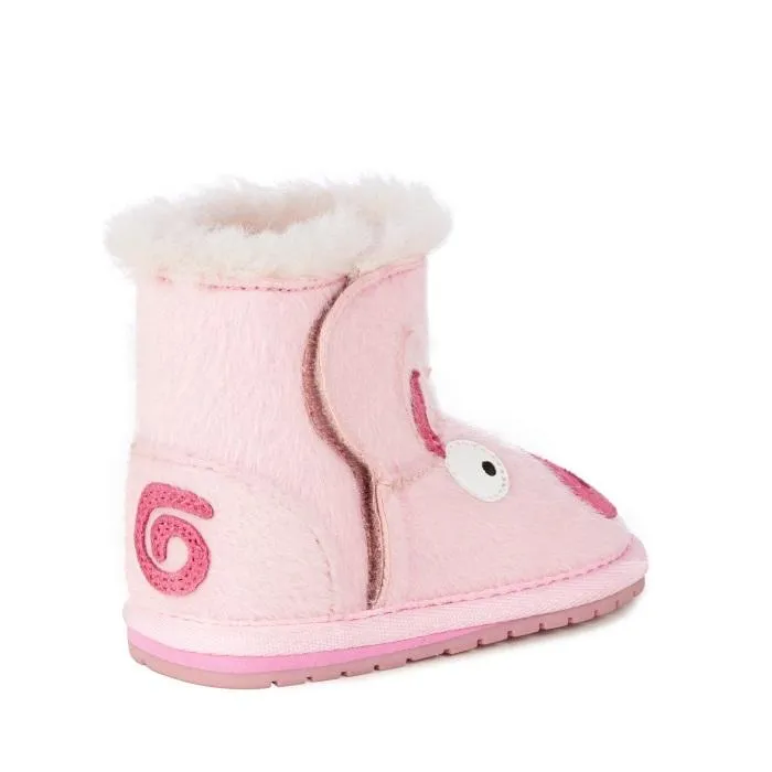 EMU - Toddlers - Piggy Walker baby bootie Pink NOT RETURNABLE