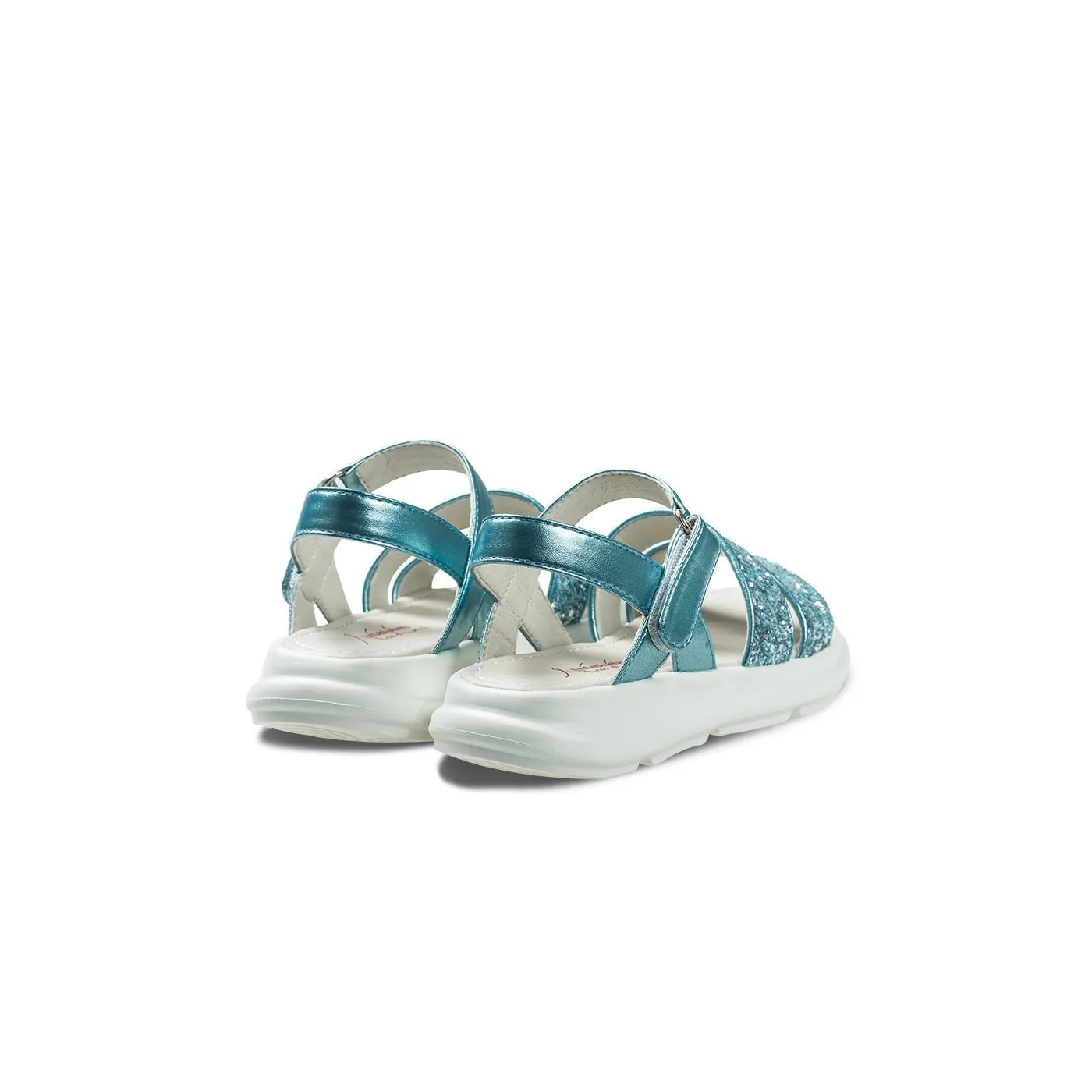 Frozen World Girl Metallic Blue Sandals