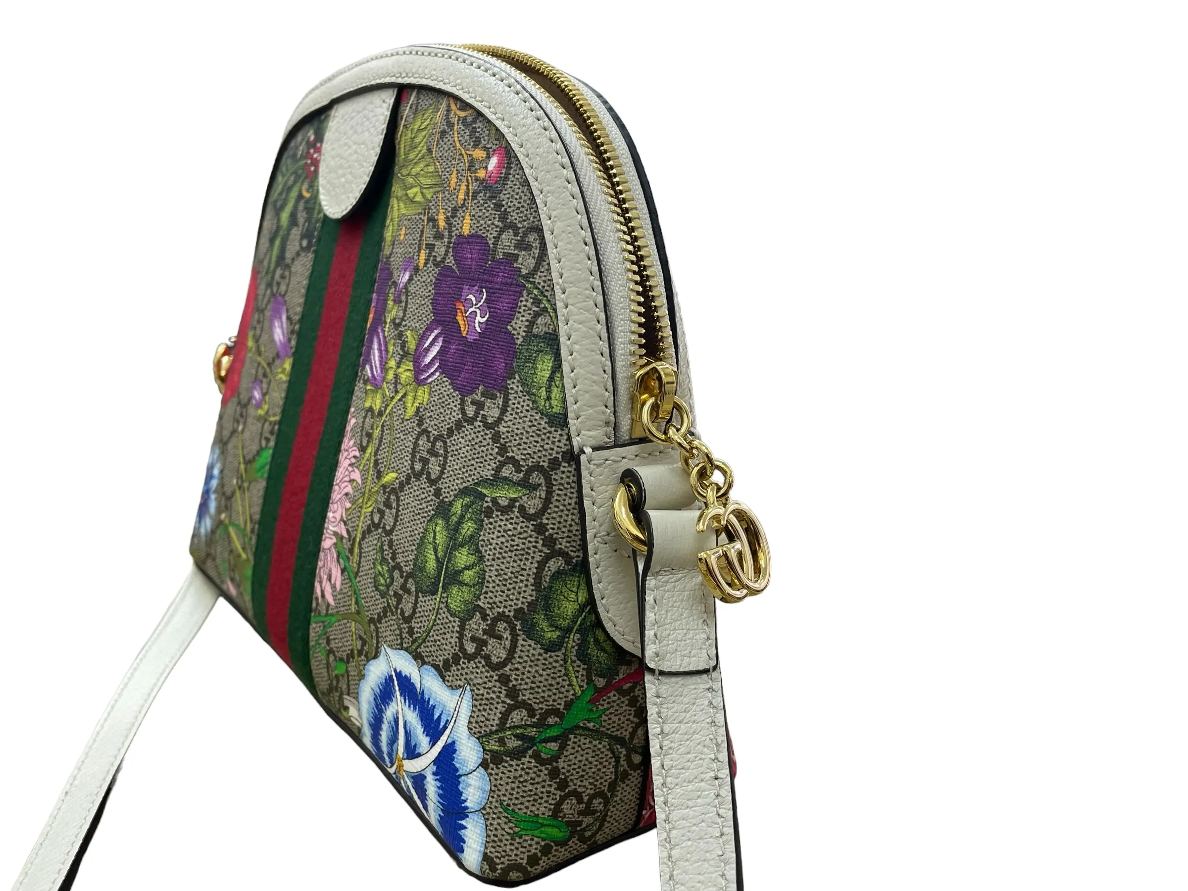 Gucci Ophidia Flora Dome Shoulder Bag