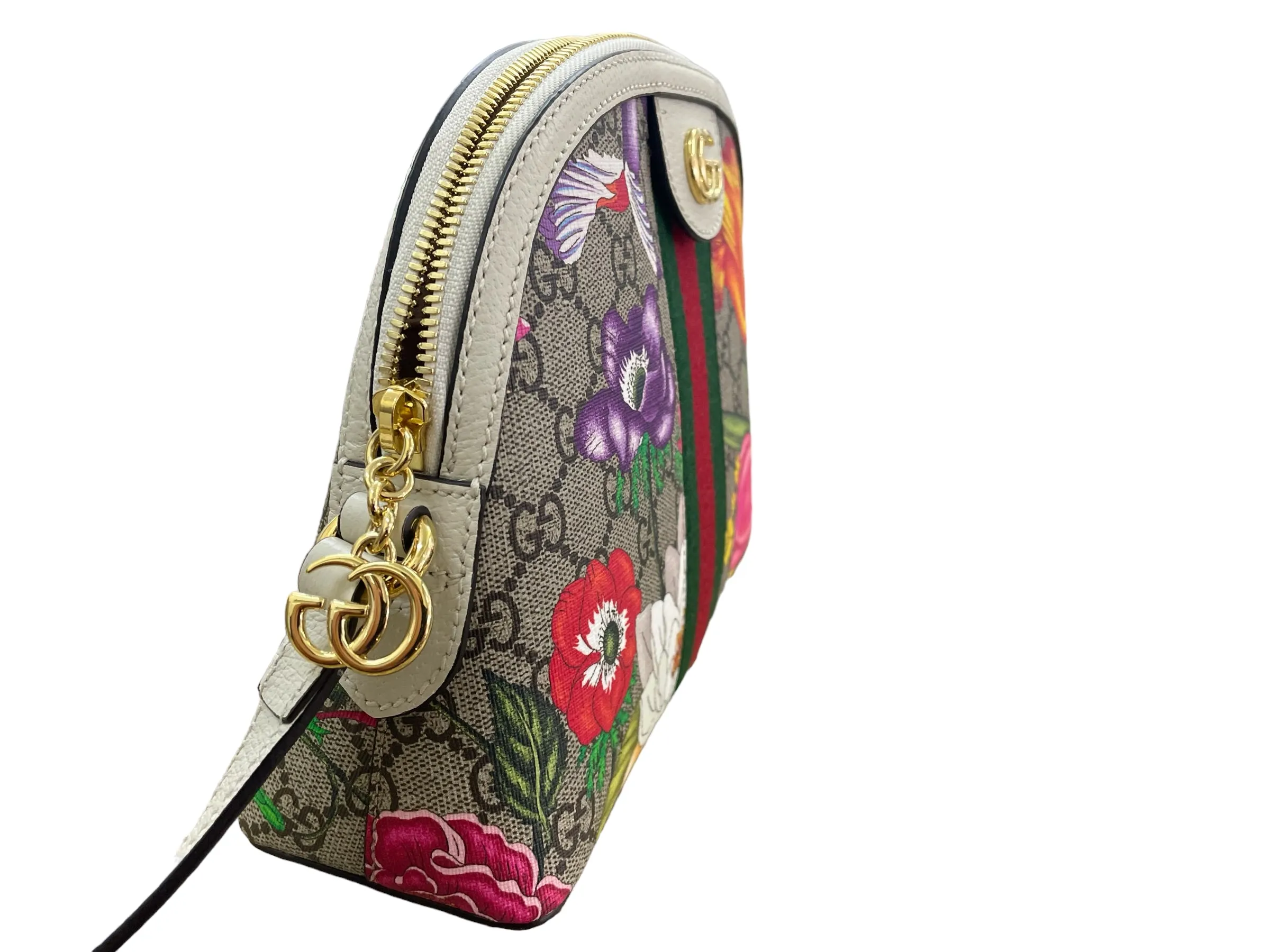 Gucci Ophidia Flora Dome Shoulder Bag