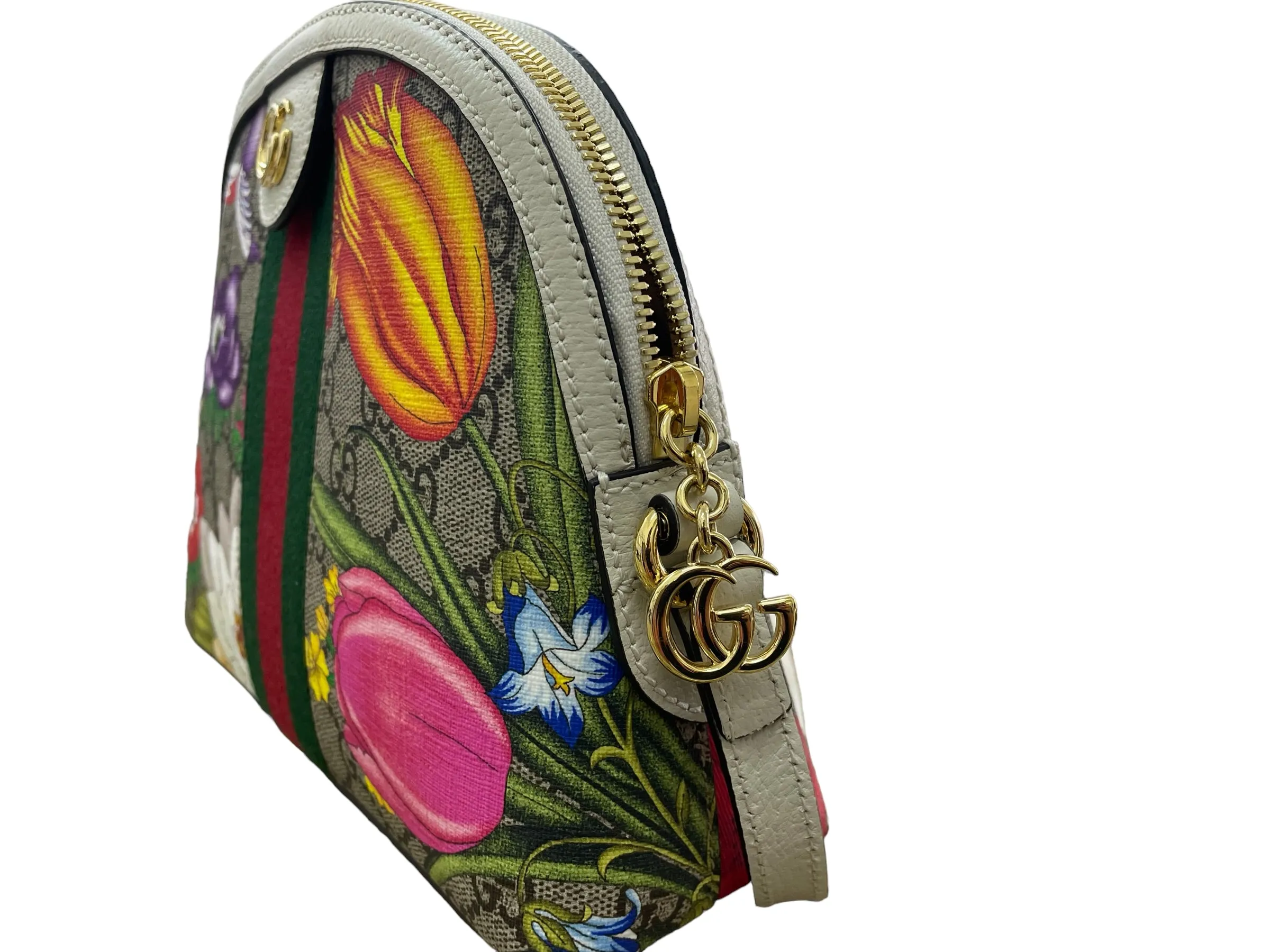 Gucci Ophidia Flora Dome Shoulder Bag