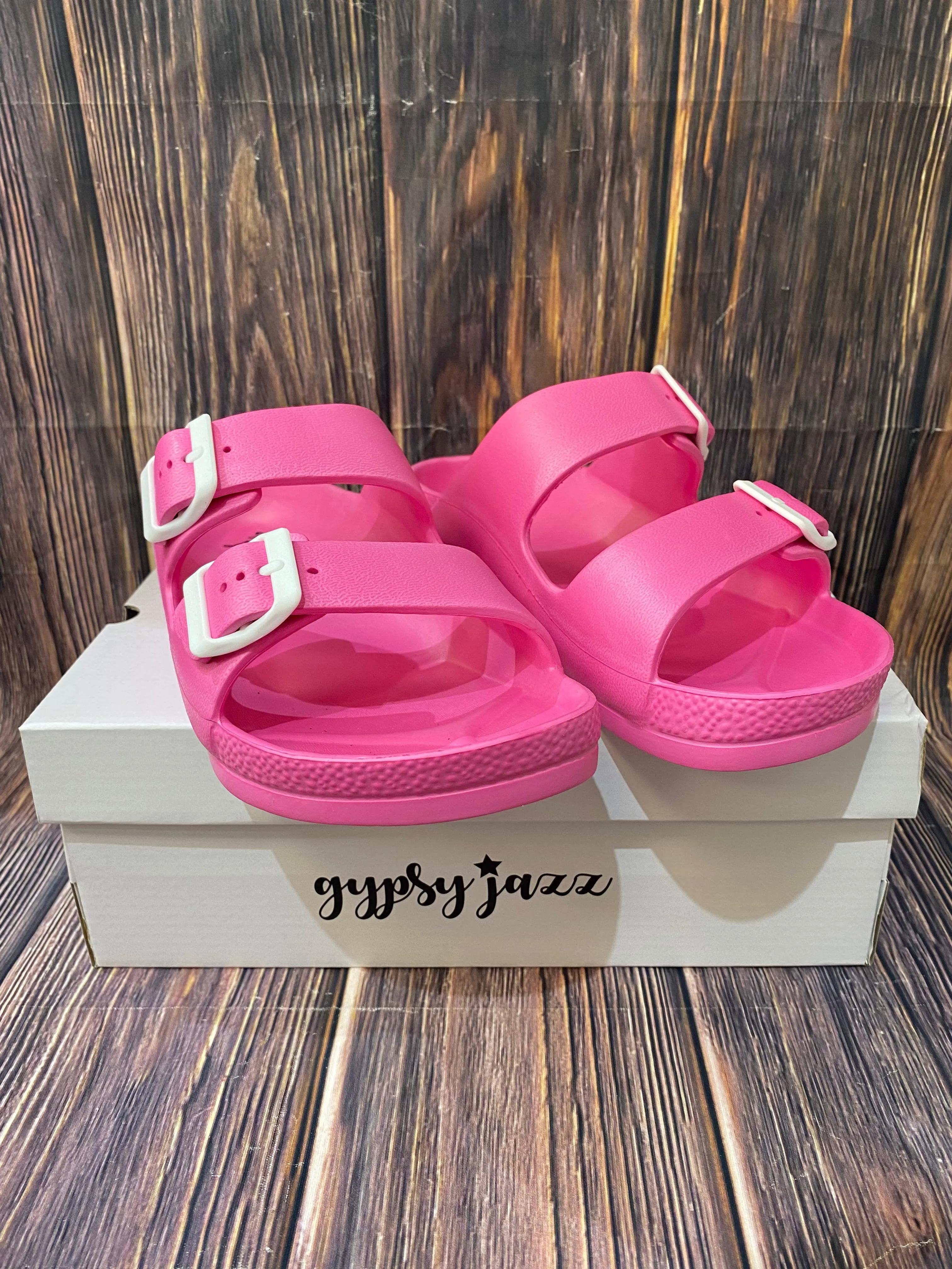 Gypsy Jazz Kid's "Lil Mia" Pink Sandals