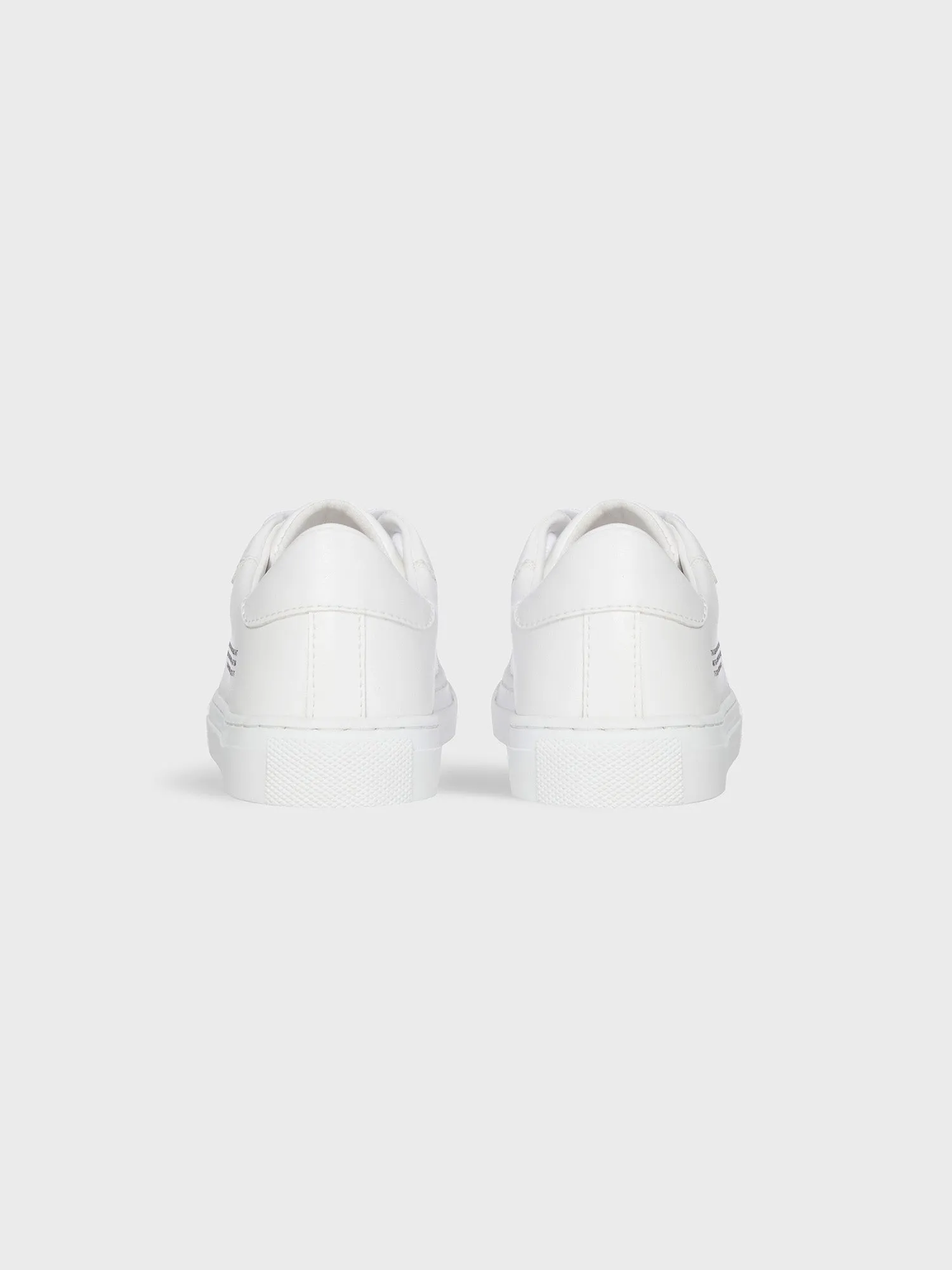 Kids Grape Leather Sneakers—off-white