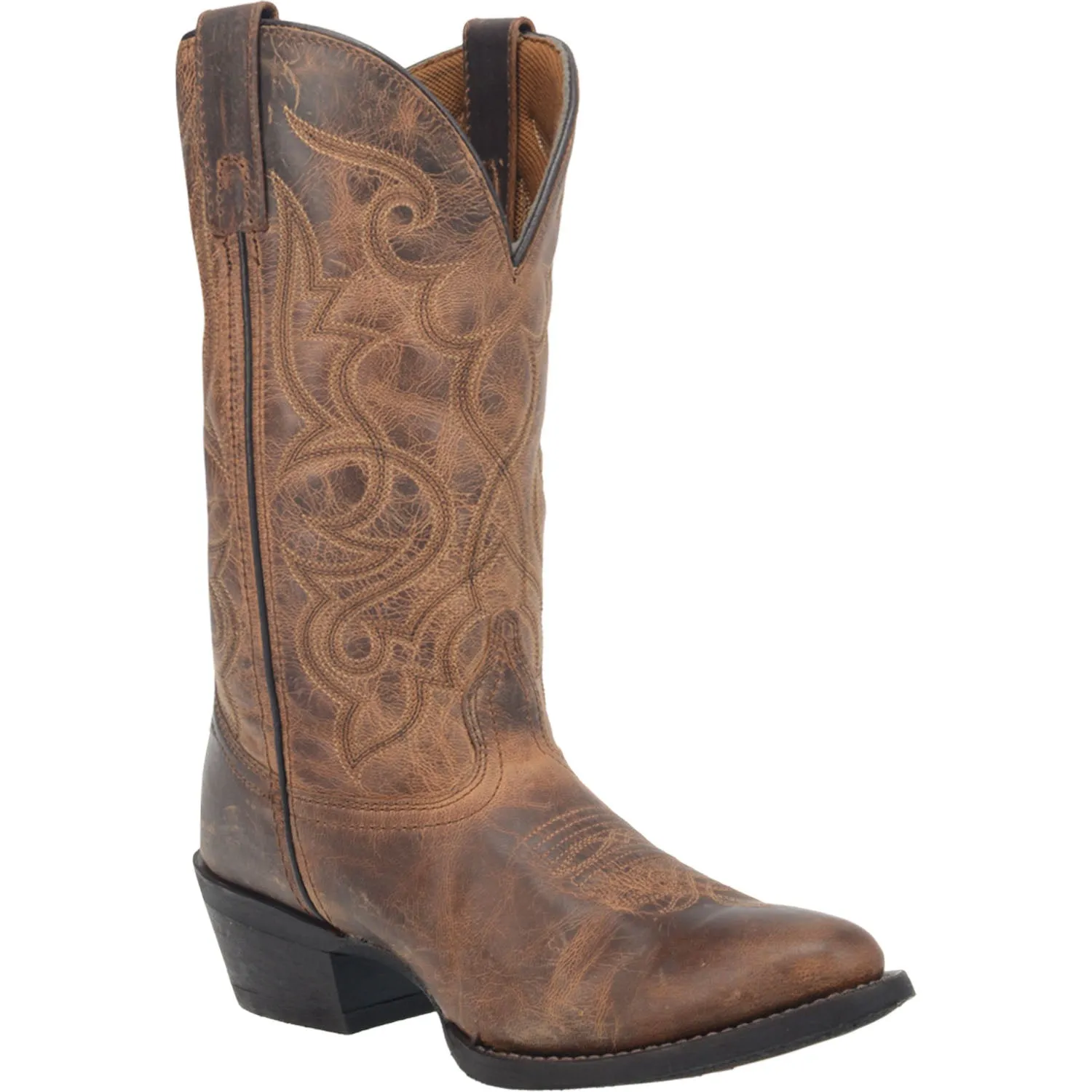 Laredo Womens Maddie Cowboy Boots Leather Tan