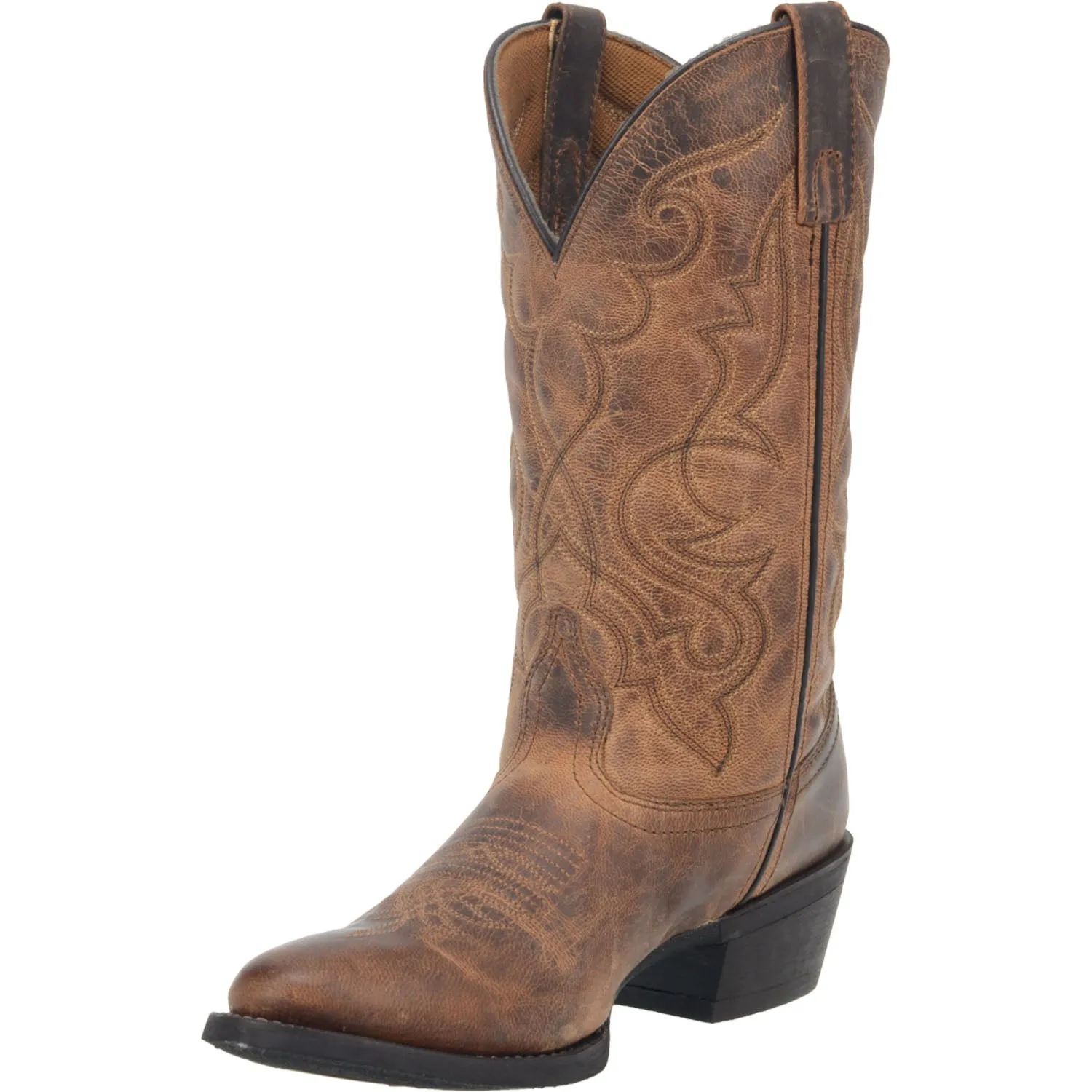 Laredo Womens Maddie Cowboy Boots Leather Tan