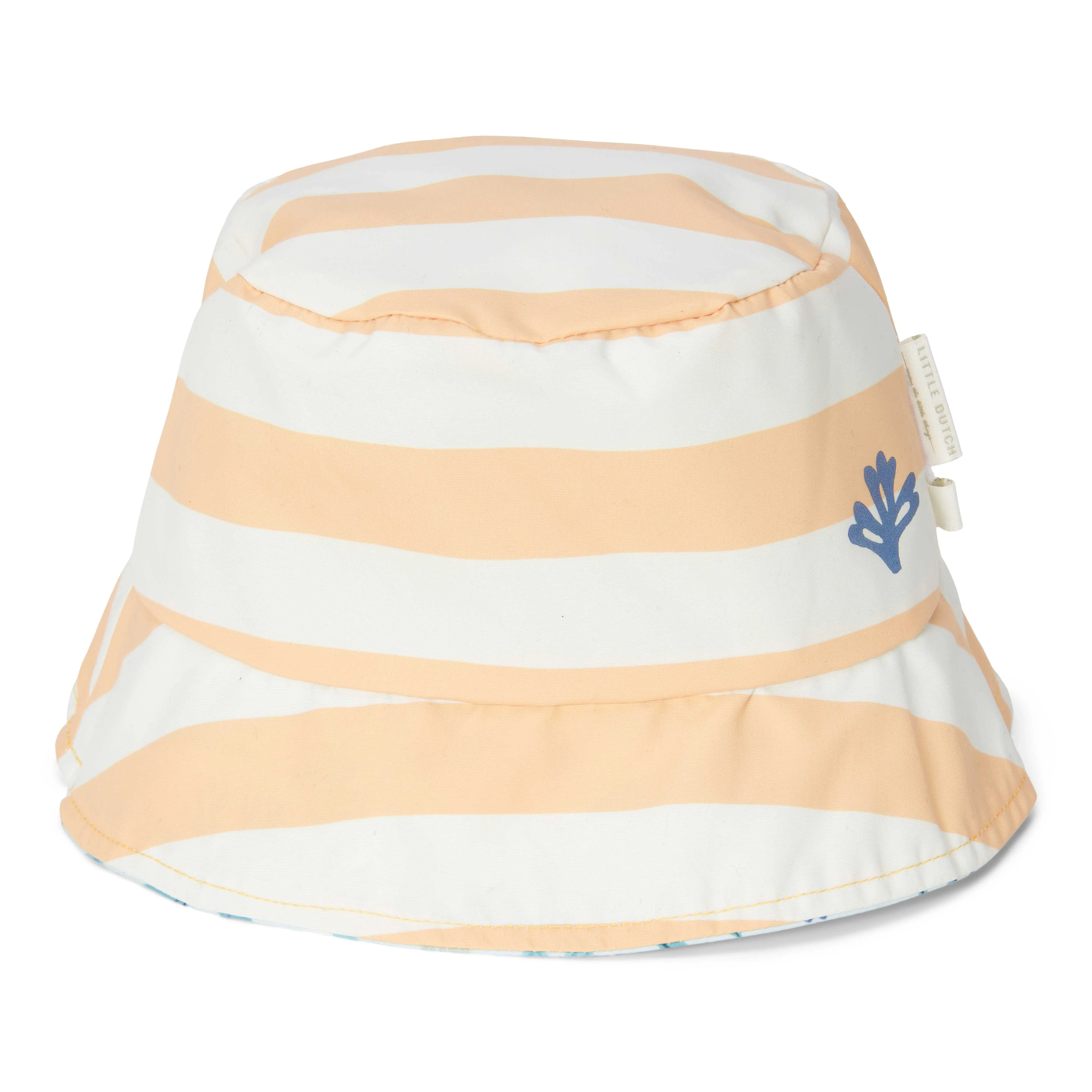 Little Dutch Reversible Sun Hat Honey Stripes /Ocean Dreams Blue