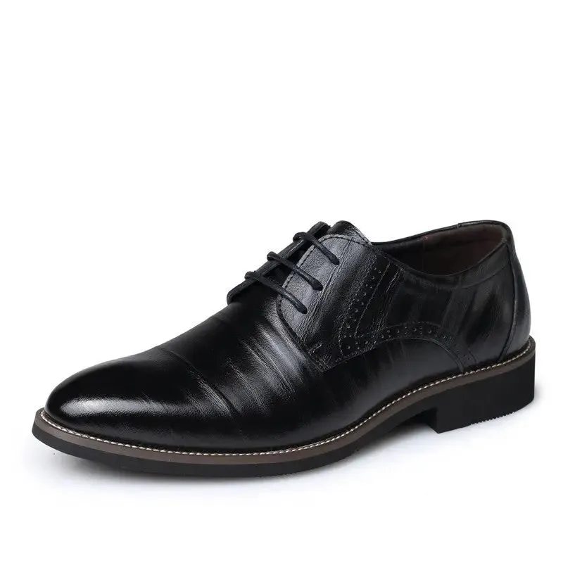 Men's Plus Size Formal Business Casual Leather Shoes