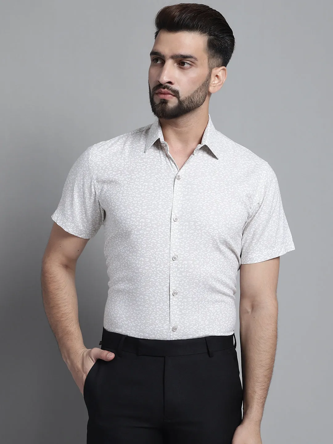 Men'S Printed Formal Shirt