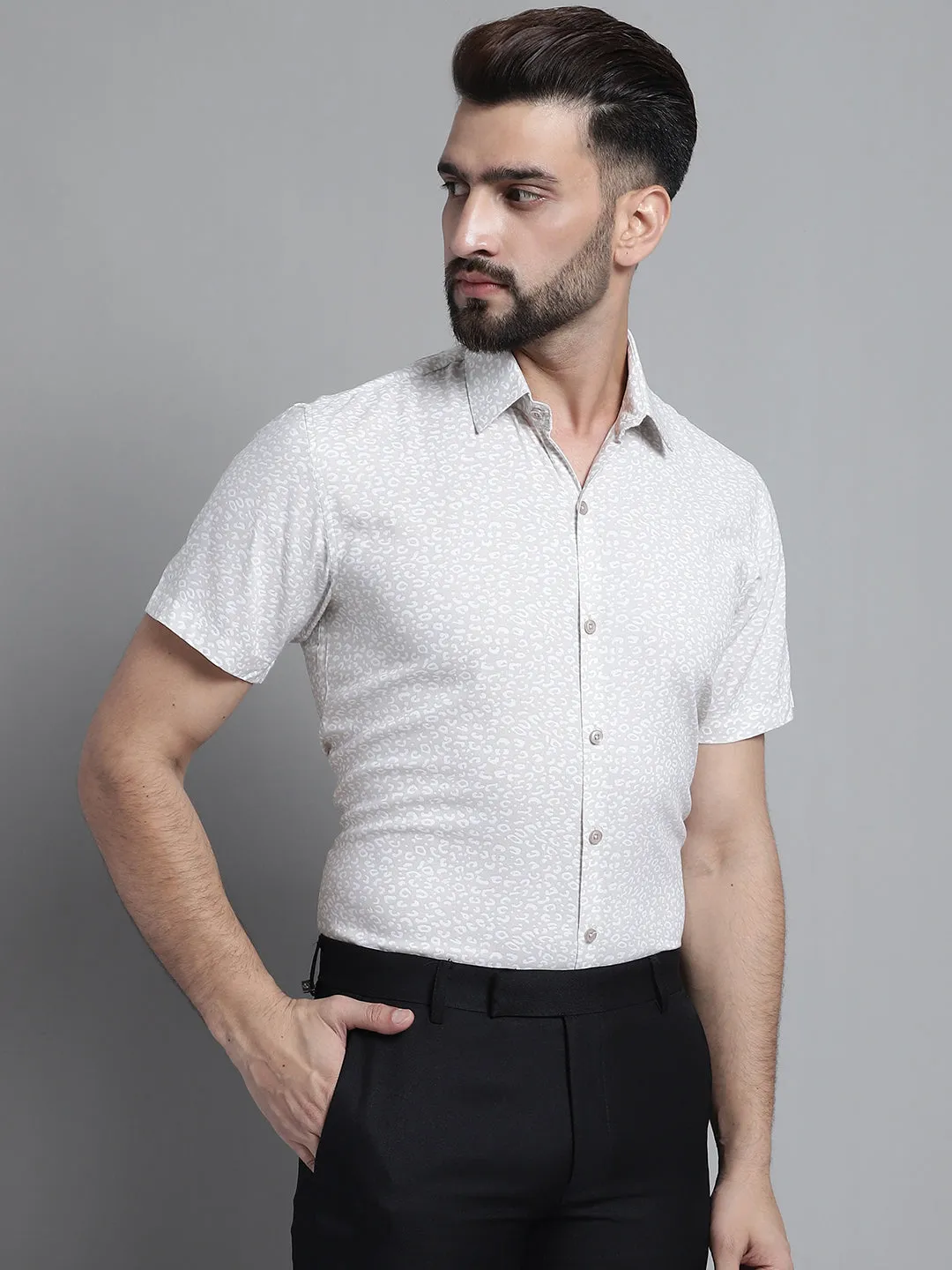 Men'S Printed Formal Shirt