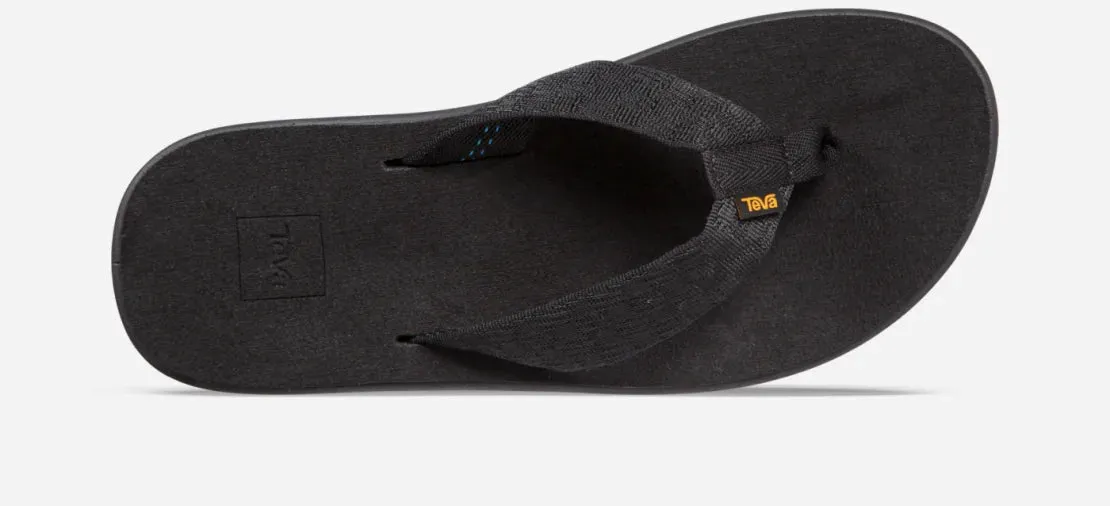 Men's Teva Voya Flip Color: Brick Black