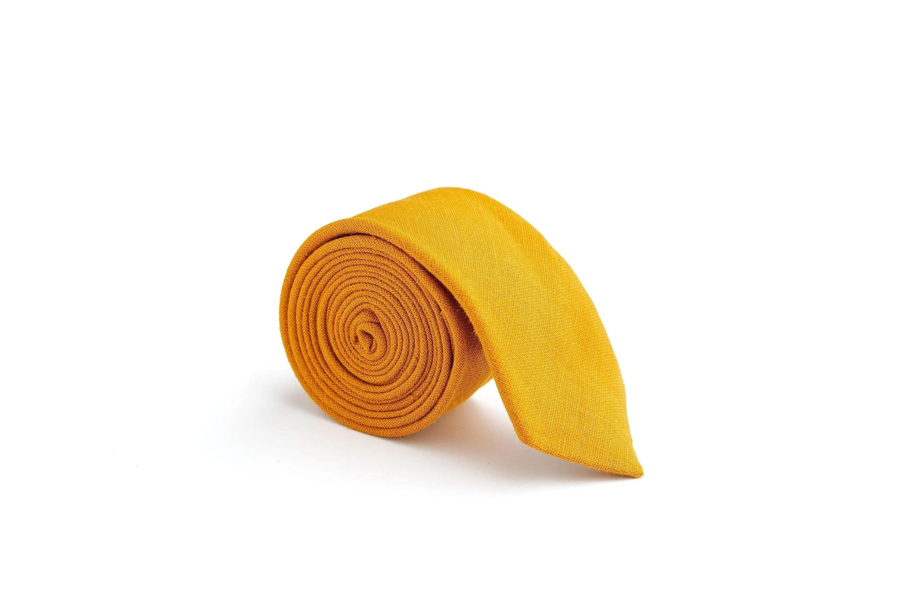 Mustard Necktie for Men: Perfect for Weddings & Best Men's Ties