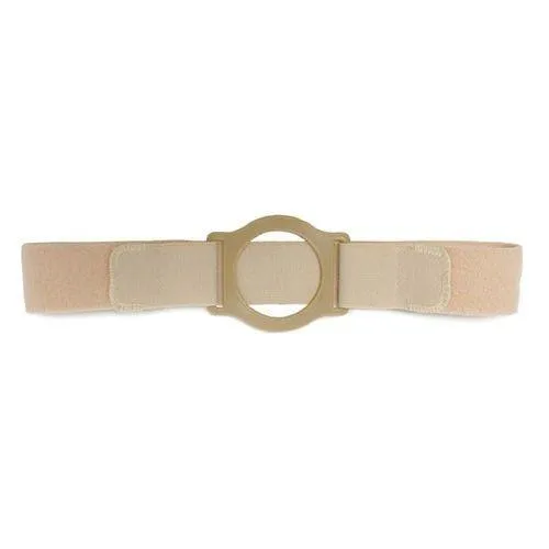 Nu-Comfort 2" Wide Beige Support Belt 2-7/8" I.D. Ring Plate 47" - 52" Waist 2X-Large, Latex-Free