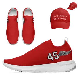 Personalized T Combo Offer, Custom Slip on Sneakers and Hat, T 2024 Gift