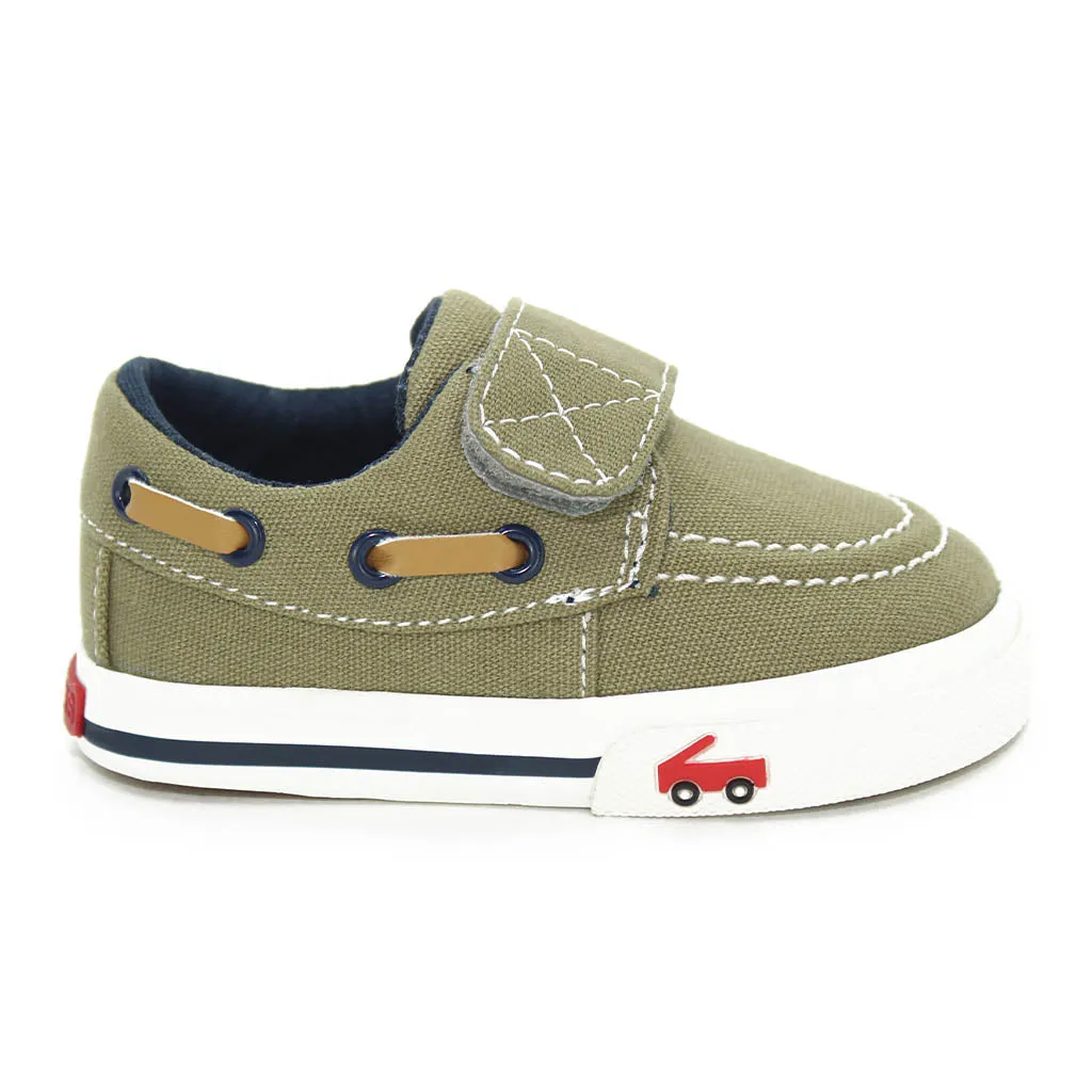 See Kai Run Elias Khaki Navy Infants Walkers Toddlers Kids Boys - Kids Shoes