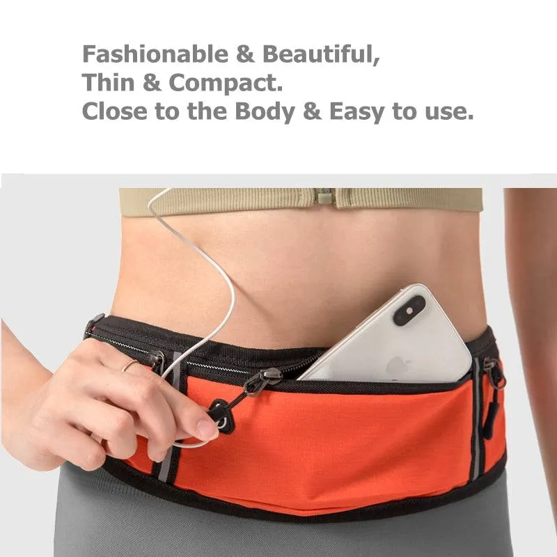 Sports and Running waist Bag with Reflective Strip , Adjustable , waterproof  unisex bag