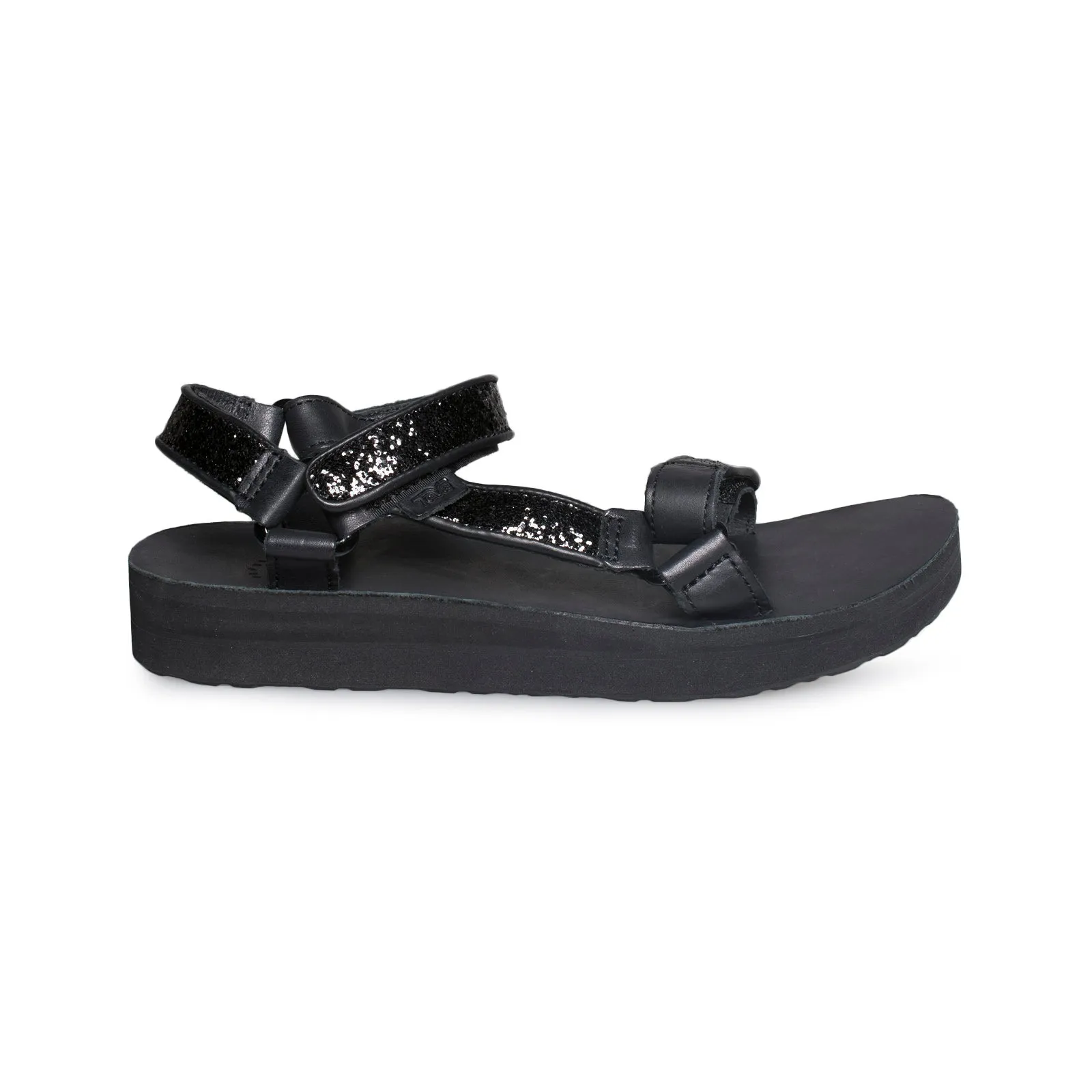 Teva Midform Universal Glam Black Sandals - Women's