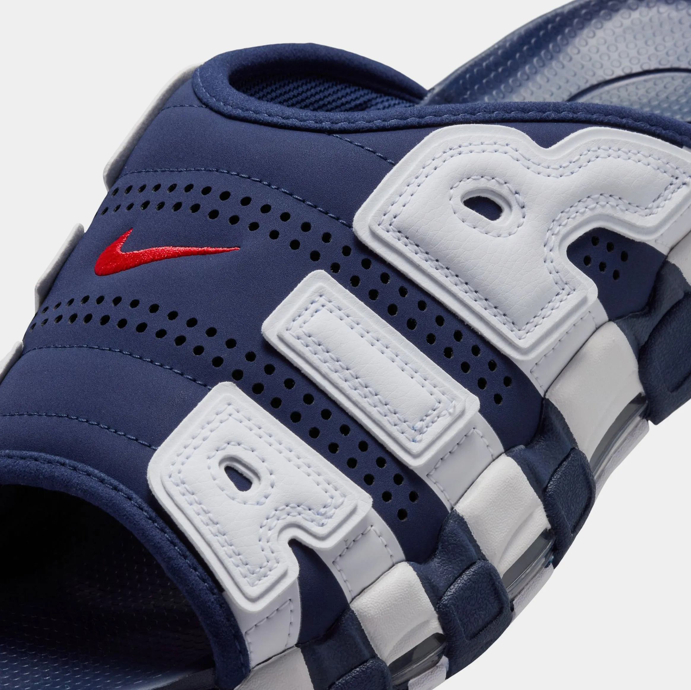 Uptempo Slide Mens Sandals (Blue/White)