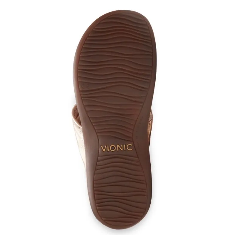 Vionic Rest Pippa Rose Gold Women's Flipflops