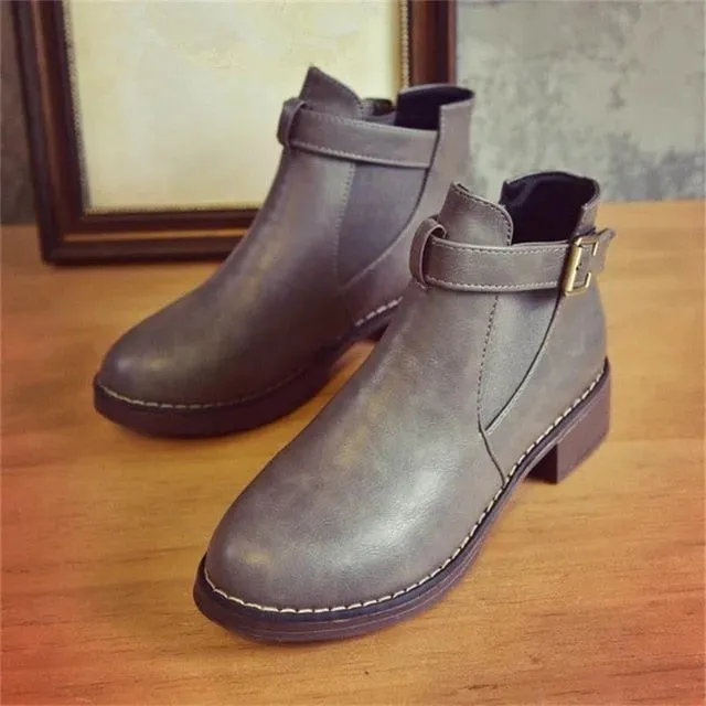 Women Ankle Martin Boots