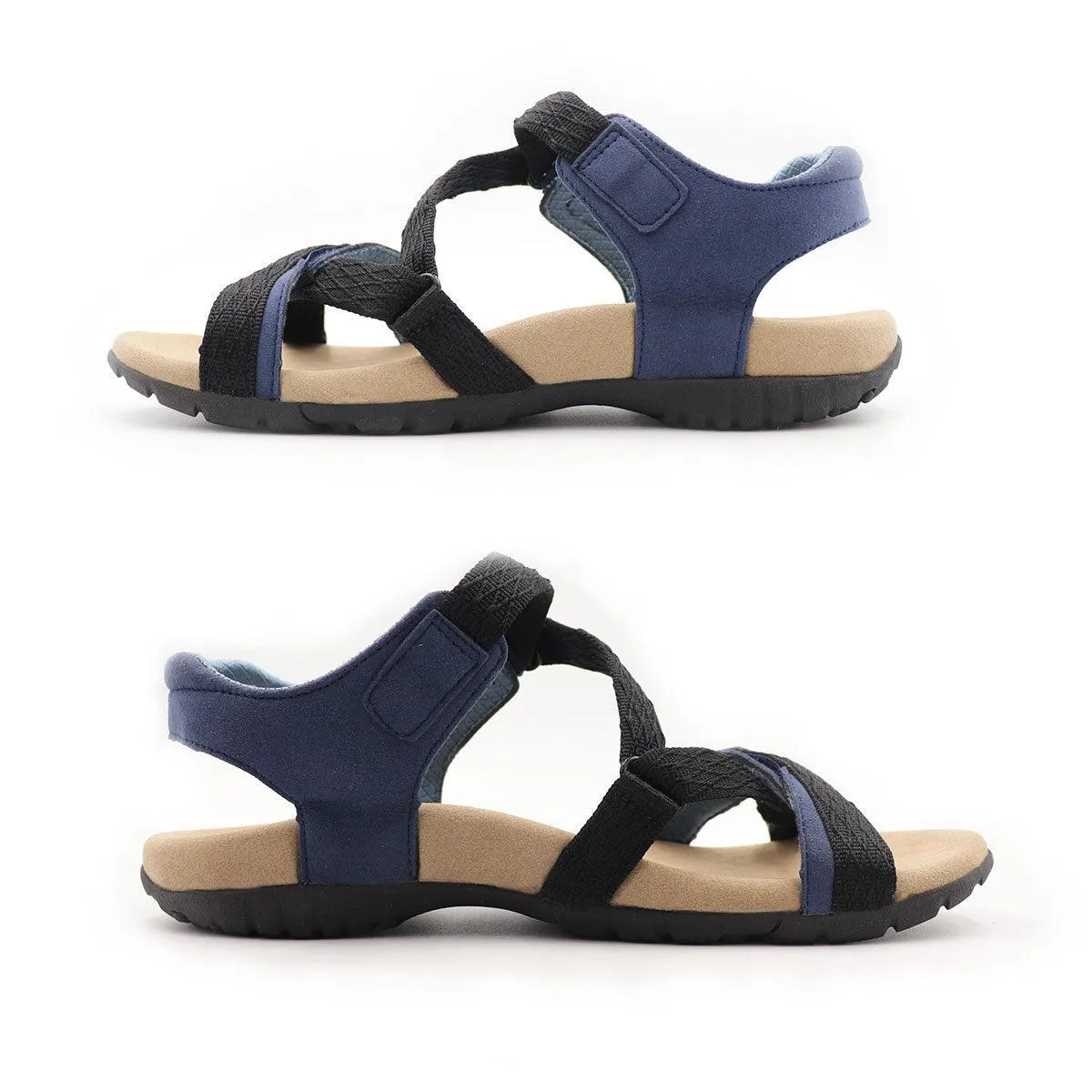 Zullaz Fiona Navy Orthotic Sandal