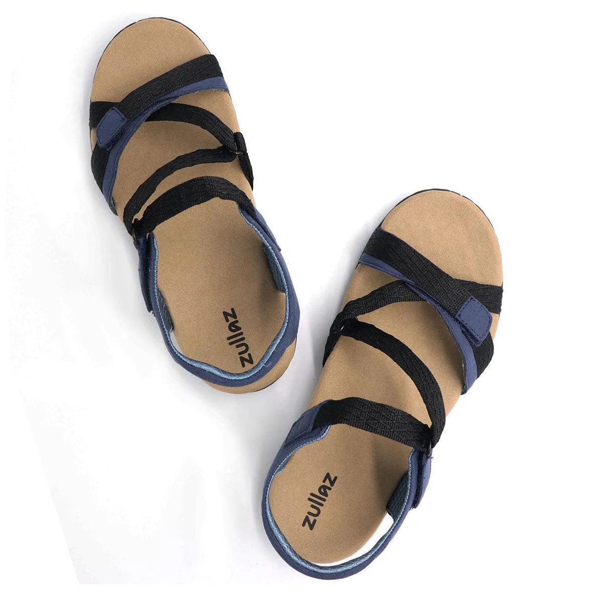 Zullaz Fiona Navy Orthotic Sandal